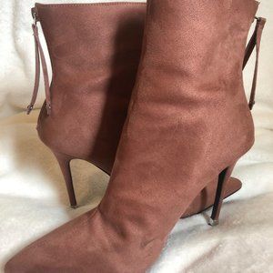 TOPSHOP- Mauve Ankle Booties